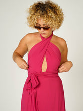 Carregar imagem no visualizador da galeria, Vestido Koh Phi Phi Rosa Cereja UV +50 - panou.br