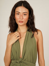Carregar imagem no visualizador da galeria, Vestido Koh Phi Phi Verde UV +50 - panou.br