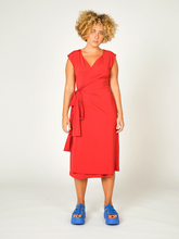 Carregar imagem no visualizador da galeria, Vestido Cachecouer Tóquio Vermelho UV +50