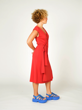 Carregar imagem no visualizador da galeria, Vestido Cachecouer Tóquio Vermelho UV +50