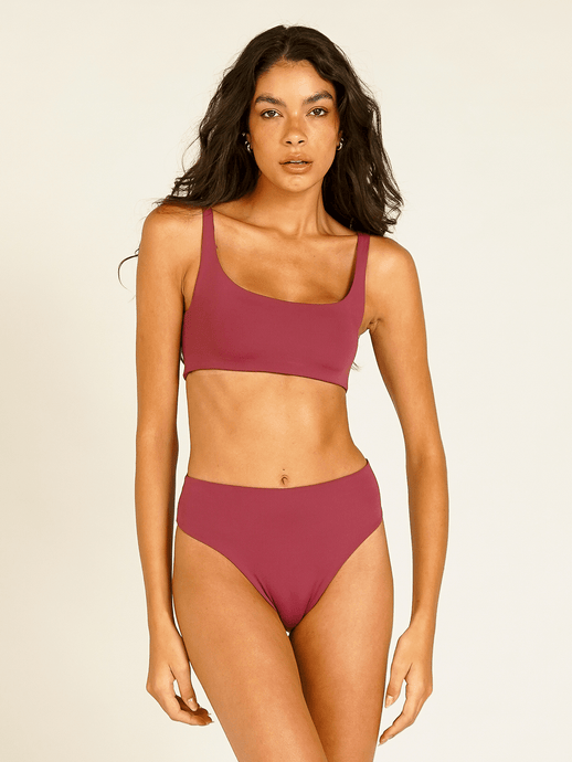Biquíni Fiji Roxo Marsala UV 50+ - panou.br