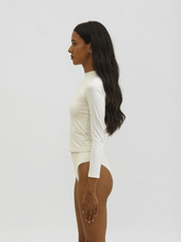 Carregar imagem no visualizador da galeria, Blusa Manga Longa Patacho UV +50 Off White - panou.br
