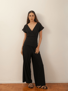 Blusa Valência Preta UV 50+ - panou.br