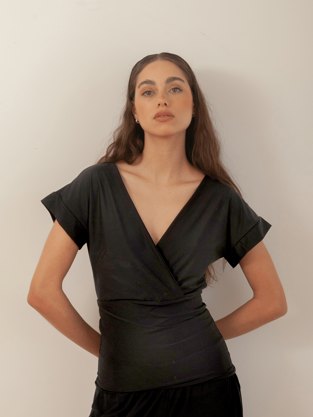 Blusa Valência Preta UV 50+ - panou.br