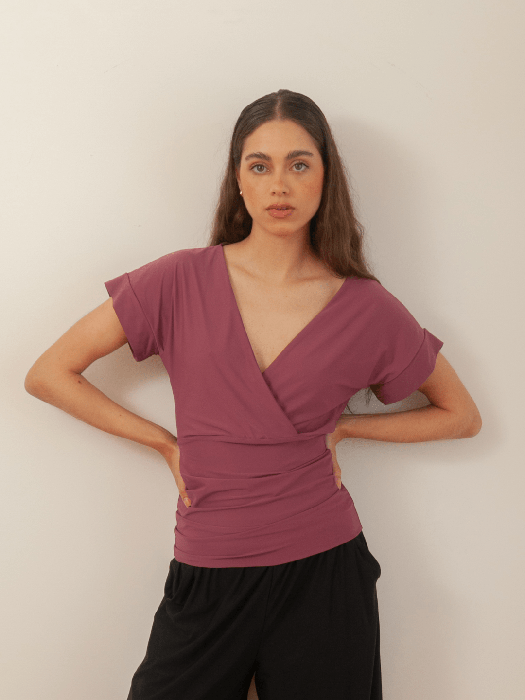 Blusa Valência Roxo Marsala UV 50+ - panou.br