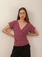 Carregar imagem no visualizador da galeria, Blusa Valência Roxo Marsala UV 50+ - panou.br

