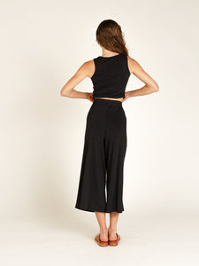 Calça Pantacourt St Tropez Preta UV +50 - panou.br