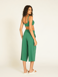 Calça Pantacourt St Tropez Verde Bandeira UV +50 - panou.br
