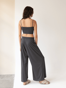 Calça Pantalona Budapeste Cinza Chumbo UV 50+ - panou.br