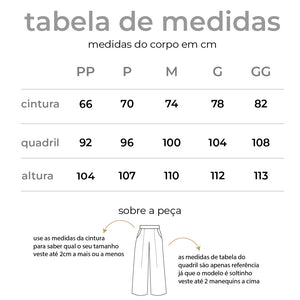 Calça Pantalona Budapeste Off White UV 50+ - panou.br