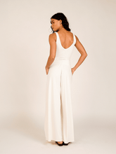 Carregar imagem no visualizador da galeria, Calça Pantalona Budapeste Off White UV 50+ - panou.br
