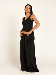 Calça Pantalona Budapeste Preta UV 50+ - panou.br