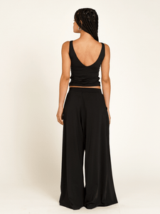 Calça Pantalona Budapeste Preta UV 50+ - panou.br