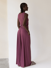 Carregar imagem no visualizador da galeria, Calça Pantalona Budapeste Roxo Marsala UV 50+ - panou.br
