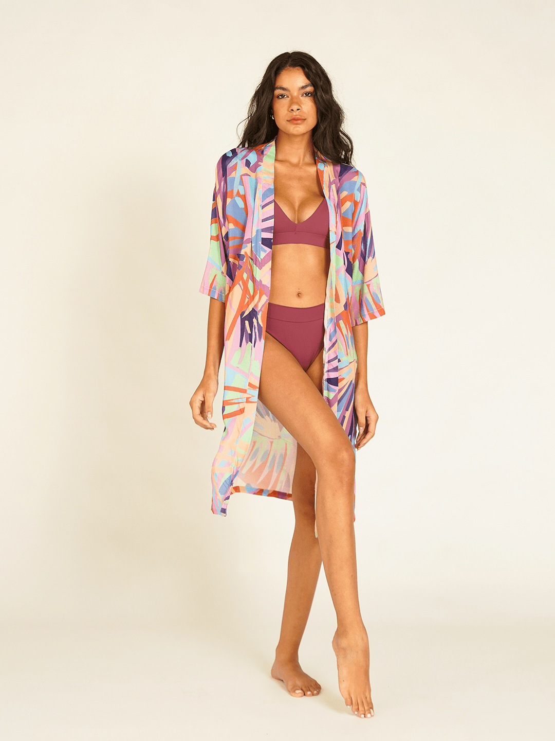 Kimono Bora Bora Jardim Surreal - panou.br