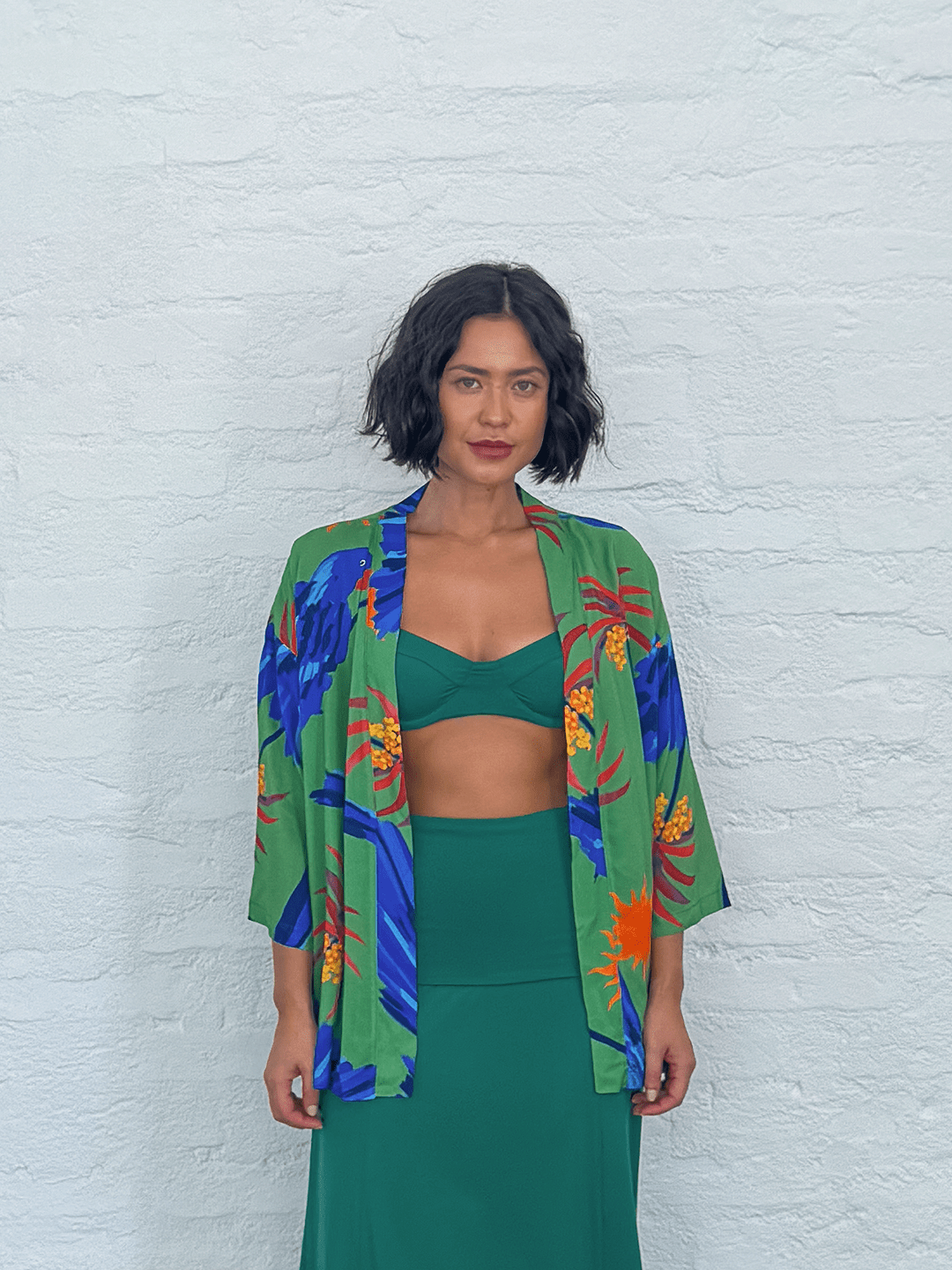 Kimono Quito Céu de Araras - panou.br