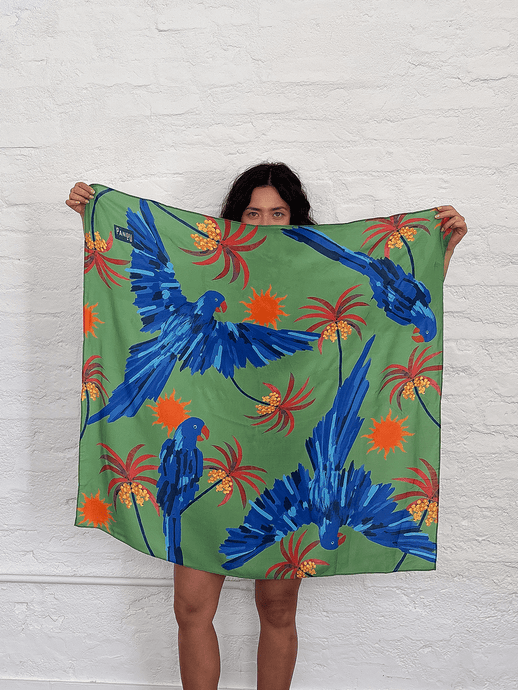 Lenço Céu de Araras - panou.br