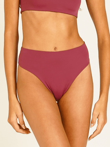 Parte de Baixo Biquíni Fiji Roxo Marsala UV50+ - panou.br