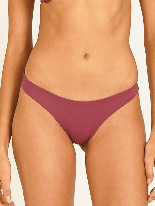 Parte de Baixo Biquíni Seychelles Roxo Marsala UV50+ - panou.br