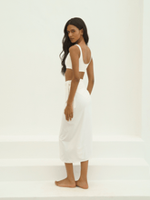 Carregar imagem no visualizador da galeria, Saia Pareô Barcelona Off White UV50+ - panou.br
