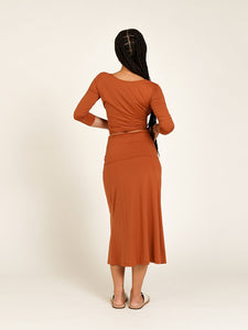 Saia Paris Marrom Camelo UV 50+ - panou.br