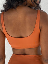 Carregar imagem no visualizador da galeria, Top Biquíni Fiji Laranja Ocre UV 50+
