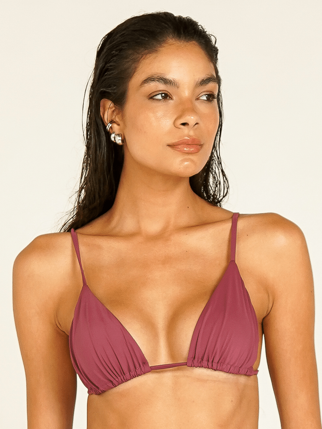Top Biquíni Seychelles Roxo Marsala 50+ - panou.br