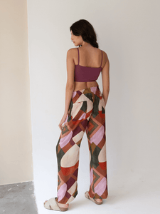 Top Zanzibar Roxo Marsala UV 50+ - panou.br