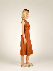 Vestido Cachecouer Tóquio Marrom Camelo UV 50+ - panou.br