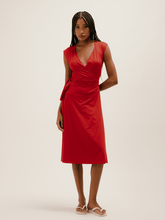Carregar imagem no visualizador da galeria, Vestido Cachecouer Tóquio Vermelho UV +50 - panou.br
