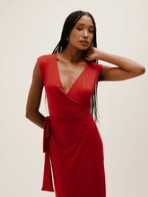 Carregar imagem no visualizador da galeria, Vestido Cachecouer Tóquio Vermelho UV +50 - panou.br
