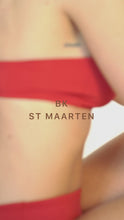 Carregar e reproduzir vídeo no visualizador da galeria, Parte de Baixo Biquíni St Maarten Verde Petróleo UV 50+
