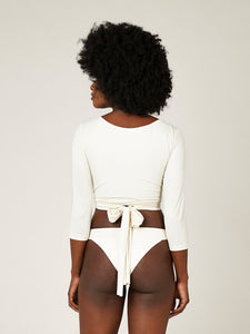 Blusa Cachecouer Moscou UV +50 Off White - panou.br