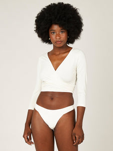 Blusa Cachecouer Moscou UV +50 Off White - panou.br