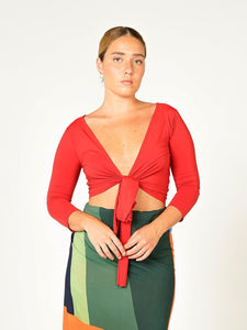 Blusa Cachecouer Moscou UV +50 Vermelha - panou.br