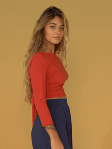 Blusa Cachecouer Moscou UV +50 Vermelha - panou.br