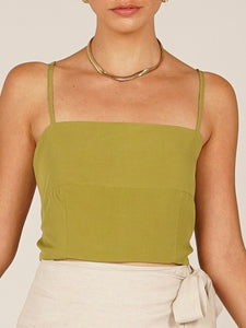 Blusa Top Geribá - Verde - panou.br