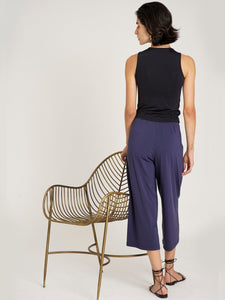 Calça Pantacourt St Tropez - Azul Escuro UV +50 - panou.br