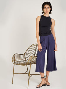 Calça Pantacourt St Tropez - Azul Escuro UV +50 - panou.br