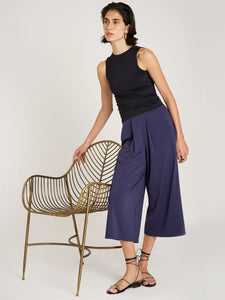 Calça Pantacourt St Tropez - Azul Escuro UV +50 - panou.br