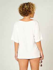 Camiseta Feminina Algarve Off White - panou.br