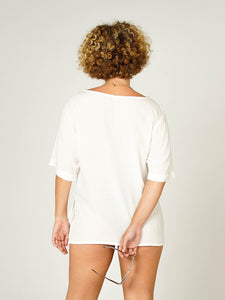 Camiseta Feminina Algarve Off White - panou.br