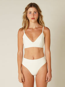 Parte de Baixo Biquíni Galápagos Off White UV 50+ - panou.br