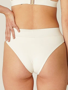 Parte de Baixo Biquíni Galápagos Off White UV 50+ - panou.br