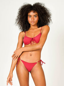 Top Biquíni Curaçao Rosa Cereja UV 50+ - panou.br