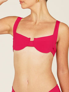 Top Biquíni Ibiza Rosa Cereja UV 50+ - panou.br