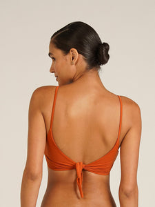 Top Biquini Menorca Laranja Ocre UV 50+ - panou.br