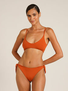 Top Biquini Menorca Laranja Ocre UV 50+ - panou.br