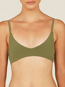 Top Biquini Menorca - Verde Alcaparra UV 50+ - panou.br