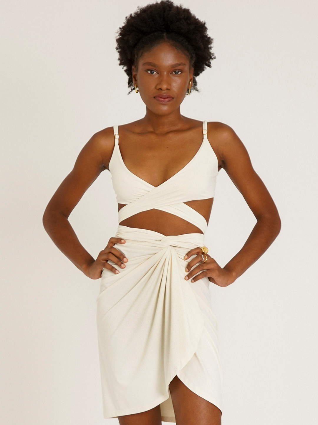 Saia Pareô Bodrum Off White (proteção UV 50+)
